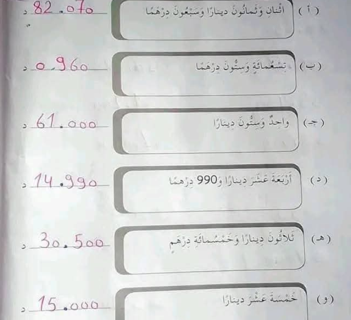 حل كتاب التدريبات الرياضيات ج2 الصف الثاني الابتدائي ليبيا pdf